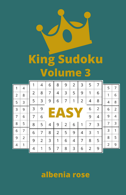 Digital Sudoku, Classic Sudoku, Easy Sudoku Puzzle, Everyday Sudoku Digital King Sudoku Volume 3: EASY! Websudoku Puzzle Book