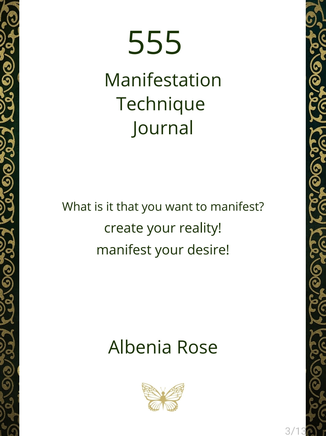 55x5 Manifestation 2023 Manifestation Journal, 365 Manifestation, Dream Manifestation, Law of Attraction Manifestation Journal