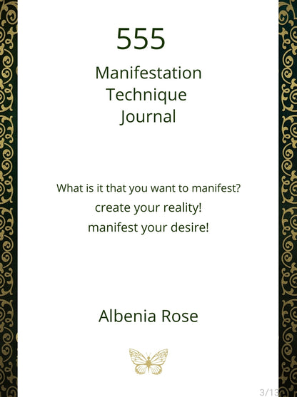 55x5 Manifestation 2023 Manifestation Journal, 365 Manifestation, Dream Manifestation, Law of Attraction Manifestation Journal