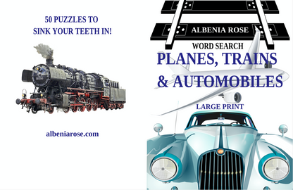 Aviation Word Search, Easy Word Search, Planes, Trains and Automobiles Word Search